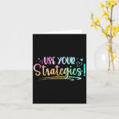 Test Day State Testing Exam Teacher Student Motiva カード (黄色い花)