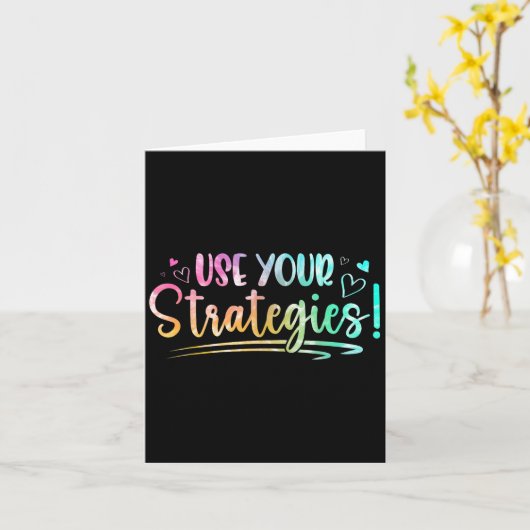 Test Day State Testing Exam Teacher Student Motiva カード (黄色い花)