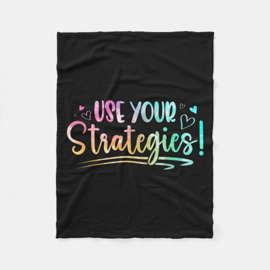 Test Day State Testing Exam Teacher Student Motiva フリースブランケット (正面)