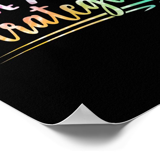 Test Day State Testing Exam Teacher Student Motiva ポスター (角)