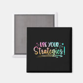 Test Day State Testing Exam Teacher Student Motiva マグネット (正面/裏面)