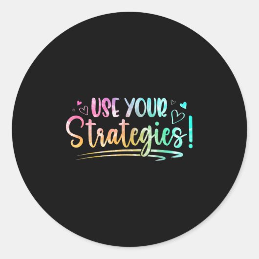 Test Day State Testing Exam Teacher Student Motiva ラウンドシール (正面)