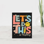 Test Day State Testing Lets Do This Teacher Motiva カード (正面)