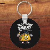 Test Day Teacher Shirt Motivational Testing Day Ta キーホルダー (正面)