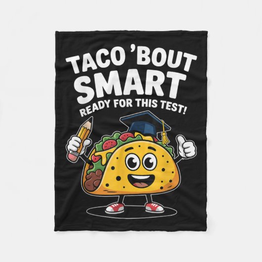 Test Day Teacher Shirt Motivational Testing Day Ta フリースブランケット (正面)