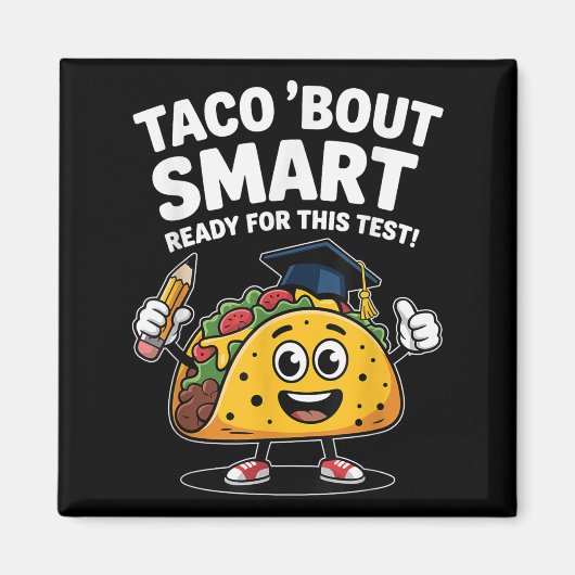 Test Day Teacher Shirt Motivational Testing Day Ta マグネット (正面)