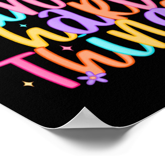 Test Day You Can Do Hard Things Teacher Testing Da ポスター (角)