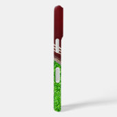 Test Match Red Cricket Ball with Custom Text Case-Mate iPhoneケース (裏面 / 右)