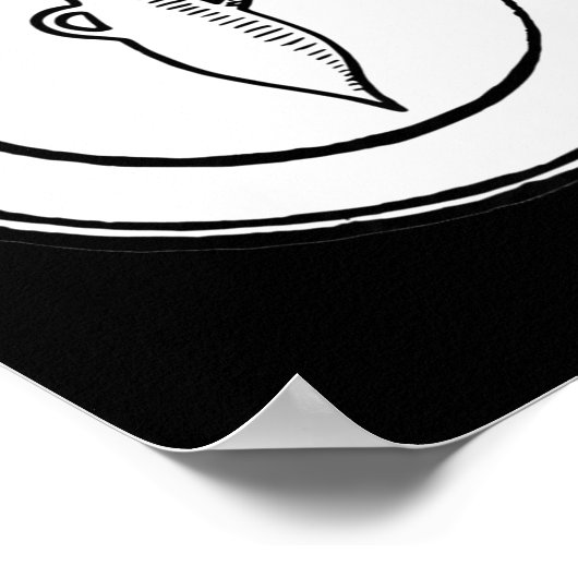 Testaccio District - Symbol Of The Districts Of Ro ポスター (角)