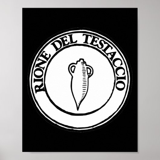 Testaccio District - Symbol Of The Districts Of Ro ポスター (正面)