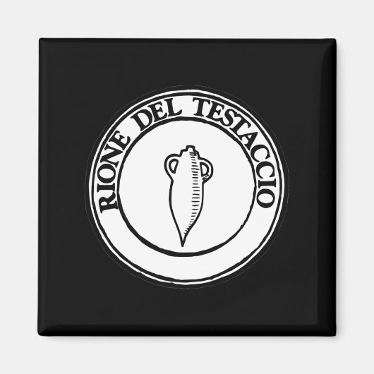 Testaccio District - Symbol Of The Districts Of Ro マグネット (正面)