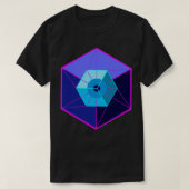 Testeract 4D Hypercube Tシャツ (デザイン正面)