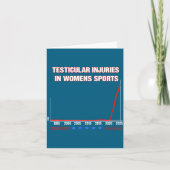 Testicular Injuries In Womens Srts Funny Saying Me カード (正面)