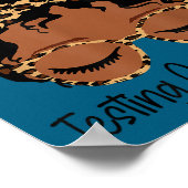 Testing Coordinator Shirt Funny Messy Bun Test Day ポスター (角)