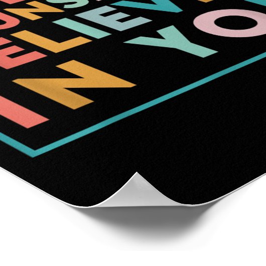 Testing Day Motivational This Counselor Believes I ポスター (角)