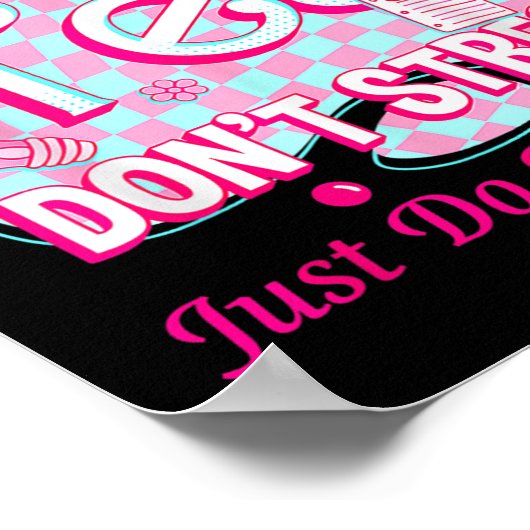 Testing Day Rock The Test Motivational For Teacher ポスター (角)