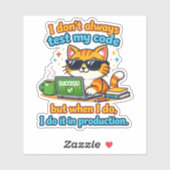 Testing in Production シール (シート)