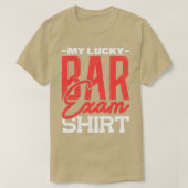 Testing My Lucky Bar Exam Shirt Bartender 2 Tシャツ (デザイン正面)