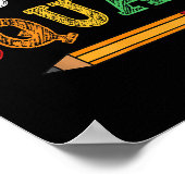 Testing Squad Costume Test Day Teacher Student Fun ポスター (角)