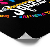 Testing Squad Motivational Test Day Words Heart Te ポスター (角)