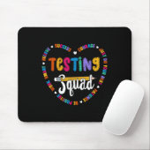 Testing Squad Motivational Test Day Words Heart Te マウスパッド (マウス)