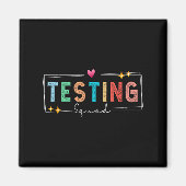 Testing Squad - Test Day 2024 Teacher Motivational マグネット (正面)