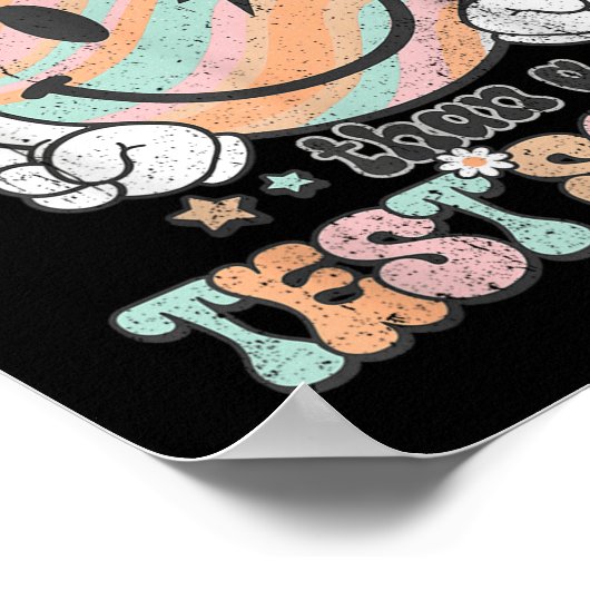 Testing Teacher Groovy Smile You Are More Than A T ポスター (角)