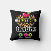 Testing Testing 123 Guide to Successful Test Day クッション (正面)