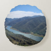 testing the hard stuff ラウンドクッション (正面)