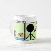Tetanus おもしろい Shot Stickman Mug - 097 コーヒーマグカップ (正面左)