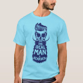 tete de mort citation hipster ideal man bearded ba tシャツ (正面)