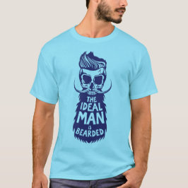 tete de mort citation hipster ideal man bearded ba tシャツ