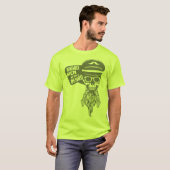 tete de mort citation hipster remember men beard b tシャツ (正面フル)
