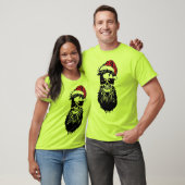 tete_de_mort_crane_hipster_barbu_bonnet_noel_lunet tシャツ (ユニセックス)