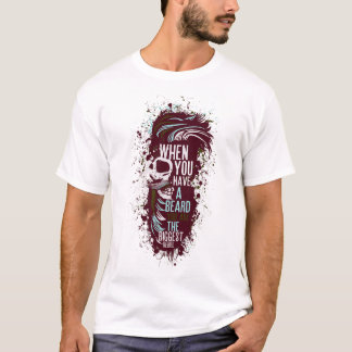 tete_de_mort_crane_hipster_skull_citation_humour_b tシャツ