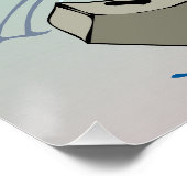 Tête de mort et rampe de skateboard ポスター (コーナー)