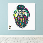 Tete de mort G-Skulls Renegade series 3 of 12 キャンバスプリント (インサイチュ (ウッドフロア))