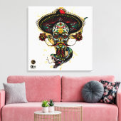 Tete de mort G-Skulls Renegade series 4 of 12 キャンバスプリント (インサイチュ (リビング))