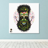 Tête de mort G-Skulls Renegade series 7 of 12 キャンバスプリント (インサイチュ (ウッドフロア))