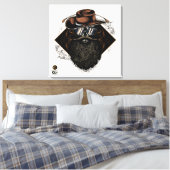 Tête de mort G-Skulls Renegade series 9 of 12 キャンバスプリント (インサイチュ (寝室))