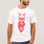 tete de mort hipster citation diable beard 2 posse tシャツ (正面)