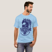 tete de mort hipster citation mustache synonym mou tシャツ (正面フル)