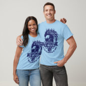 tete de mort hipster citation mustache synonym mou tシャツ (ユニセックス)