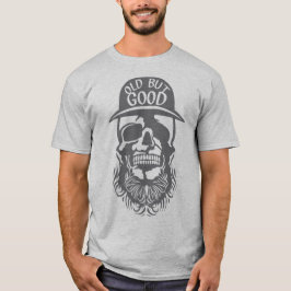 tete de mort hipster citation old good barbe barbu tシャツ
