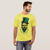 tete de mort hipster citation save foam barbe chap tシャツ (正面フル)