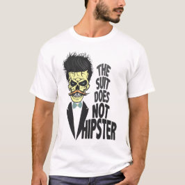tete de mort hipster citation skull crane humour m tシャツ