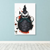 Tête de mort hipster skulls punk anarchie キャンバスプリント (インサイチュ (ウッドフロア))