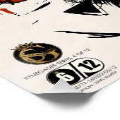 Tête de mort hipster skulls punk anarchiste ポスター (コーナー)