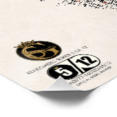 Tête de mort hipster skulls stay true ポスター (コーナー)