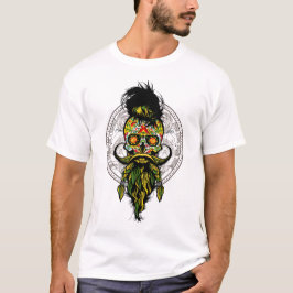 Tête de mort mexicaine leader tシャツ
